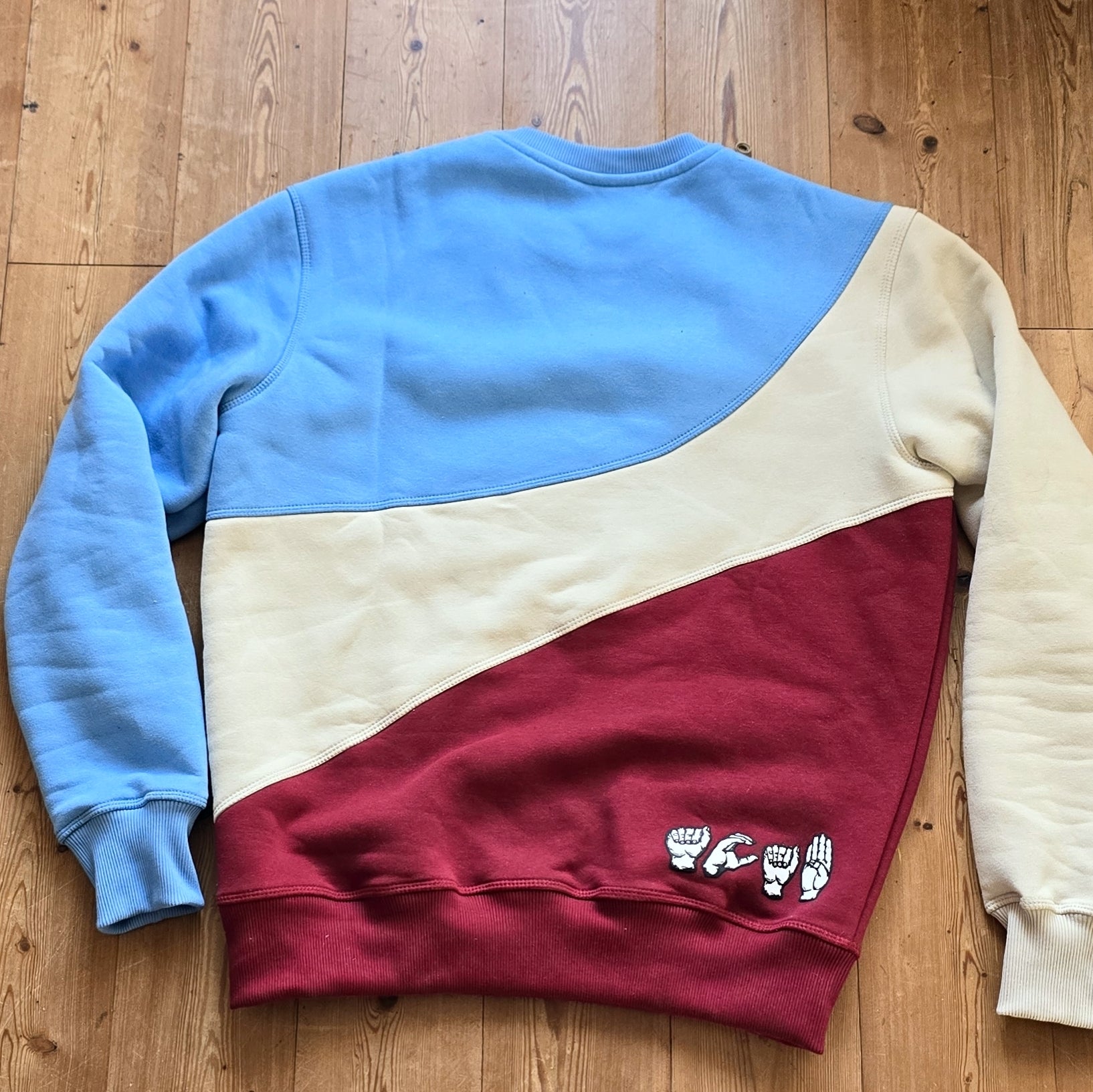 Sweater Retro Colourblock