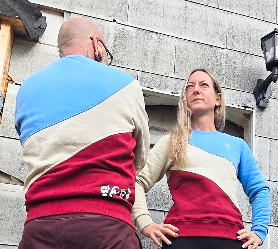 Sweater Retro Colourblock